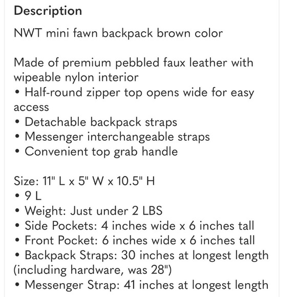 Fawn Design Mini Backpack - Picture 13 of 13